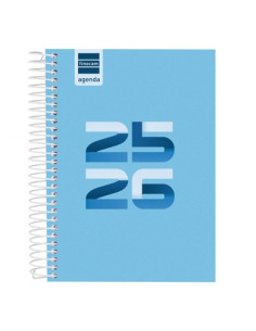 FINOCAM AGENDA COOL PARA ESTUDIANTES ESPIRAL 8 1DP AZUL 2025-2026