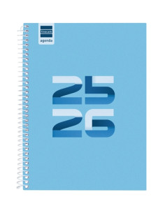 FINOCAM AGENDA COOL PARA ESTUDIANTES ESPIRAL 4 SVH AZUL 2025-2026