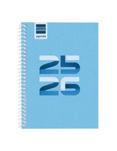 FINOCAM AGENDA COOL PARA ESTUDIANTES ESPIRAL 8 SVH AZUL 2025-2026