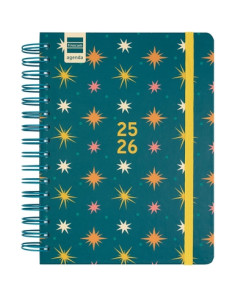 FINOCAM AGENDA COSMO PARA ESTUDIANTES ESPIRAL DOBLE 4 1DP STARS 2025-2026