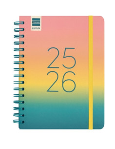 FINOCAM AGENDA COSMO PARA ESTUDIANTES ESPIRAL DOBLE 4 SVH IRIS 2025-2026