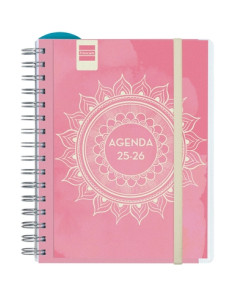 FINOCAM AGENDA DOCENTE MAGISTRAL PERSONALIZABLE ESPIRAL DOBLE 4 SVH MANDALA 2025-2026