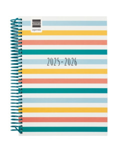 FINOCAM AGENDA DIVA PARA ESTUDIANTES ESPIRAL 4 1DP COLORS 2025-2026