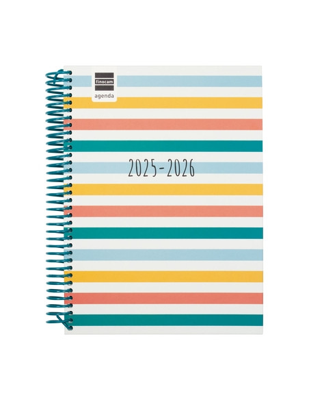 FINOCAM AGENDA DIVA PARA ESTUDIANTES ESPIRAL 4 1DP COLORS 2025-2026