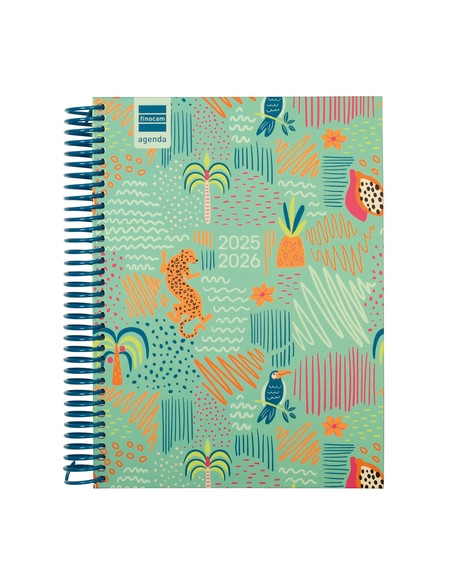 AGENDA ESCOLAR 2025-26 FINOCAM DIVA ESPIRAL tapa EXTRADURA DP 4 155x212 SELVA