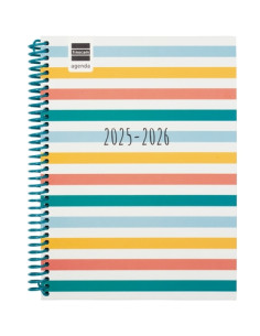 FINOCAM AGENDA DIVA PARA ESTUDIANTES ESPIRAL 4 SVH COLORS 2025-2026