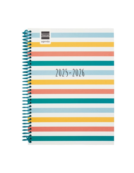 AGENDA ESCOLAR 2025-26 FINOCAM DIVA ESPIRAL tapa EXTRADURA SV APAIS 4 155x212 COLORS