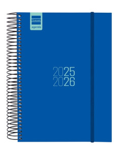 FINOCAM AGENDA PARA ESTUDIANTES ESPIRAL E10 - 155X212MM 1DP AZUL 2025-2026