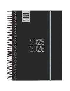 FINOCAM AGENDA PARA ESTUDIANTES ESPIRAL E8 - 120X171MM 1DP NEGRO 2025-2026