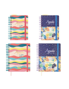 AGENDA ESCOLAR 2025-26 FINOCAM TRENDY TALKUAL SURTIDO PACK de 8