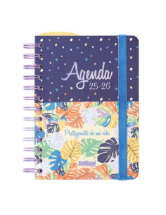 FINOCAM AGENDA TALKUAL ESPIRAL DOBLE 8 SVH TAPA DURA VIDA 2025-2026