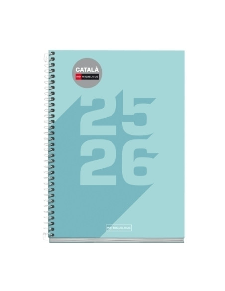 AGENDA ESCOLAR 2025-26 MIQUELRIUS CATALAN SCHOOL BASIC ESPIRAL tapa EXTRA PLUS 4 150x213 SV APAIS BLAU