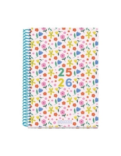 AGENDA ESCOLAR 2025-26 MIQUELRIUS JUNIOR ESPIRAL tapa EXTRA PLUS 4 150x213 SV APAIS FLOWERY