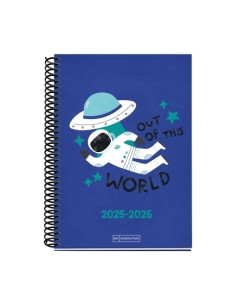 AGENDA ESCOLAR 2025-26 MIQUELRIUS JUNIOR ESPIRAL tapa EXTRA PLUS 4 150x213 SV APAIS OUT IN SPACE