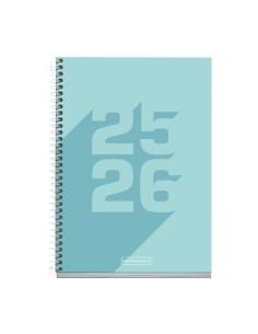 AGENDA ESCOLAR 2025-26 MIQUELRIUS SCHOOL BASIC ESPIRAL tapa EXTRA PLUS 4 150x213 DP AZUL
