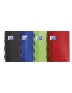 AGENDA ESCOLAR 2025-26 OXFORD SCHOOL ESPIRAL tapa EXTRADURA 8 SV SURTIDO 4 col