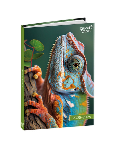 AGENDA ESCOLAR 2025-26 QUO VADIS EUROTEXTAGENDA  AMIGOS CAMALEON 12x17cm DP