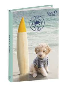 AGENDA ESCOLAR 2025-26 QUO VADIS EUROTEXTAGENDA  AMIGOS PERRO 12x17cm DP