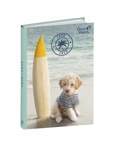 AGENDA ESCOLAR 2025-26 QUO VADIS EUROTEXTAGENDA  AMIGOS PERRO 12x17cm DP