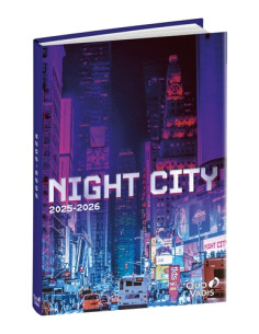 AGENDA ESCOLAR 2025-26 QUO VADIS EUROTEXTAGENDA  CITIES NOCHE 12x17cm DP
