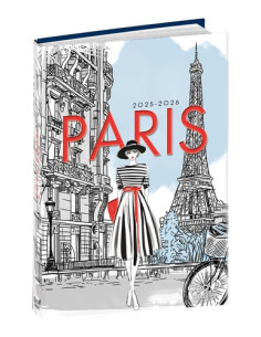 AGENDA ESCOLAR 2025-26 QUO VADIS EUROTEXTAGENDA  CITIES PARIS 12x17cm DP