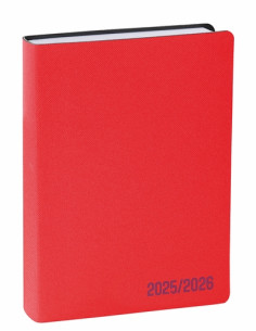 AGENDA ESCOLAR 2025-26 QUO VADIS EUROTEXTAGENDA  GALAXY ROJO 12x17cm DP