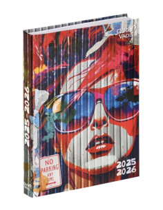 AGENDA ESCOLAR 2025-26 QUO VADIS EUROTEXTAGENDA  GRAFFITI CARA 12x17cm DP