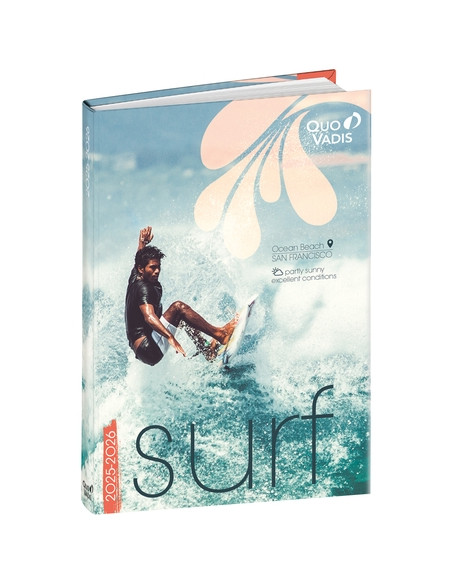 AGENDA ESCOLAR 2025-26 QUO VADIS EUROTEXTAGENDA  ONE WAY SURF 12x17cm DP