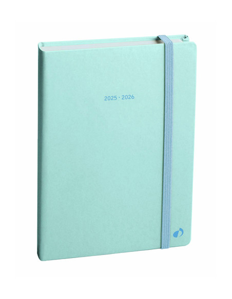 AGENDA ESCOLAR 2025-26 QUO VADIS EUROTEXTAGENDA  PASTEL AZUL 12x17cm DP