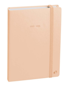 AGENDA ESCOLAR 2025-26 QUO VADIS EUROTEXTAGENDA  PASTEL NARANJA 12x17cm DP