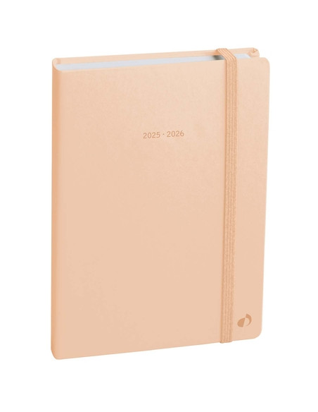 AGENDA ESCOLAR 2025-26 QUO VADIS EUROTEXTAGENDA  PASTEL NARANJA 12x17cm DP