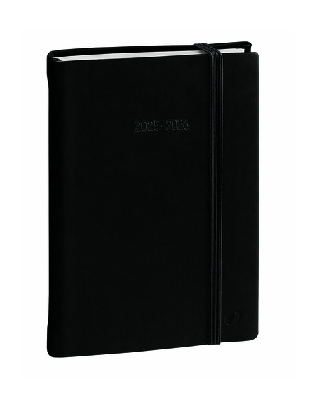 AGENDA ESCOLAR 2025-26 QUO VADIS EUROTEXTAGENDA  SILK NEGRO 12x17cm DP