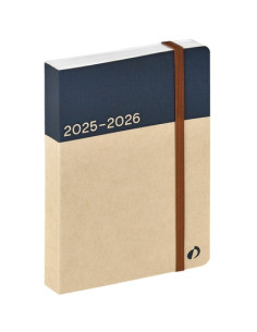 AGENDA ESCOLAR 2025-26 QUO VADIS EUROTEXTAGENDA RECIC ARRAKIS AZUL 12x17cm DP