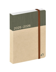 AGENDA ESCOLAR 2025-26 QUO VADIS EUROTEXTAGENDA RECIC ARRAKIS CAQUI 12x17cm DP