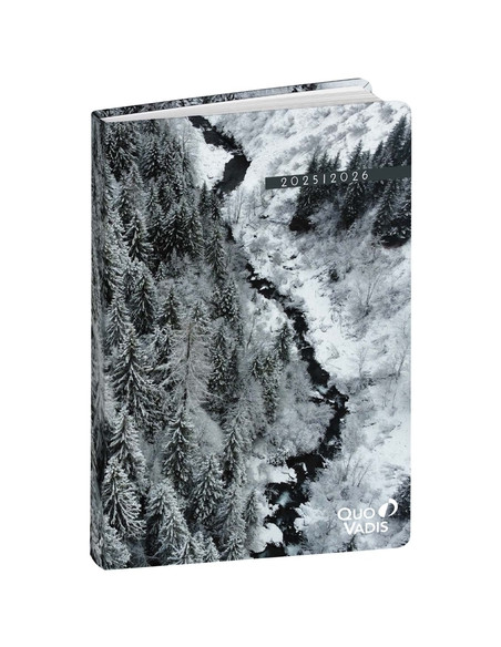 AGENDA ESCOLAR 2025-26 QUO VADIS EUROTEXTAGENDA RECIC RESPIRE NIEVE 12x17cm DP