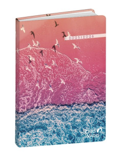 AGENDA ESCOLAR 2025-26 QUO VADIS EUROTEXTAGENDA RECIC RESPIRE PAJAROS 12x17cm DP