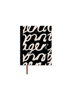 AGENDA ESCOLAR 2025-26 UO ENCOLADA tapa EXTRADURA con GOMA MINI 150x120 SV NOIR