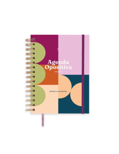 AGENDA ESCOLAR 2025-26 UO WIRE-O tapa EXTRADURA con GOMA A5 210x148 DP COPENAGHE