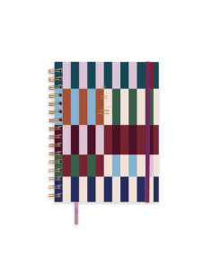 AGENDA ESCOLAR 2025-26 UO WIRE-O tapa EXTRADURA con GOMA A5 210x148 SV COPENAGHE