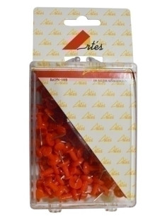 AGUJA SEÑALIZADORA PUSH-PIN ARTES CAJA de 100  ROJAS
