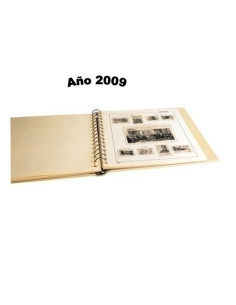 ALBUM de SELLOS PARDO SUPLEMENTO ANUAL ILUSTRADO AÑO 2009