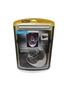 ALFOMBRILLA RATON FELLOWES CON REPOSAMUÑECAS GEL GRAFITO