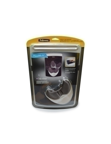 ALFOMBRILLA RATON FELLOWES CON REPOSAMUÑECAS GEL GRAFITO