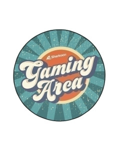 ALFOMBRILLA SUELO GAMING SHARKOON SKILLER SFM11 REDONDA 120 CM