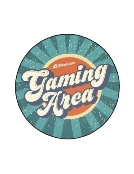 ALFOMBRILLA SUELO GAMING SHARKOON SKILLER SFM11 REDONDA 120 CM