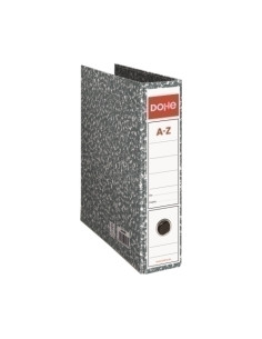 ARCHIVADOR palanca DOHE CARTON FORRADO CON RADO CLASICO JASPEADO A4 NATURAL F 75mm