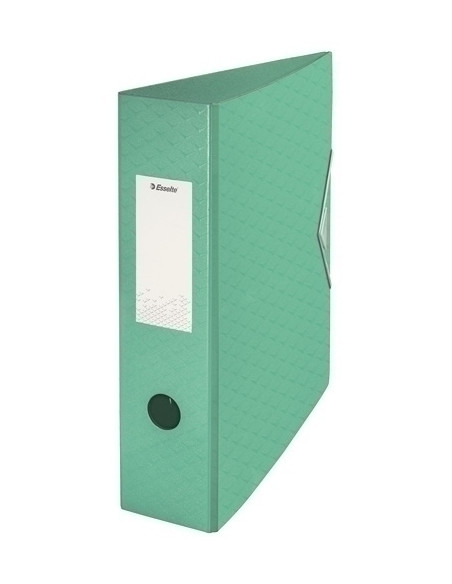 ARCHIVADOR palanca ESSELTE COLOUR BREEZE POLYFOAM FORRADO con RADO A4 75mm VERDE