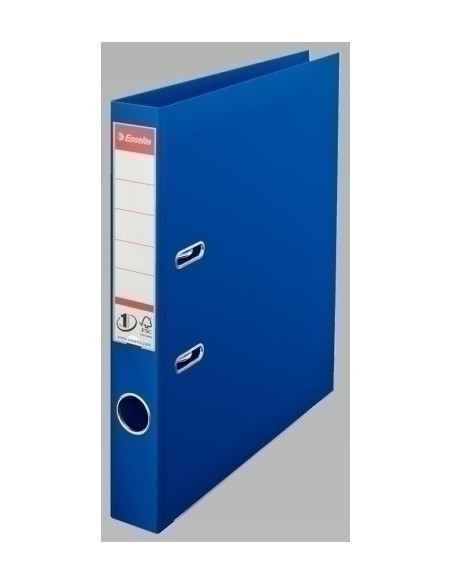 ARCHIVADOR palanca ESSELTE PLASTICO FORRADO con RADO A4 50mm AZUL