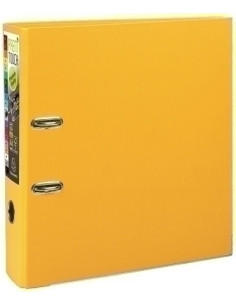 ARCHIVADOR palanca EXACOMPTA PREM TOUCH FORRADO PP RADO A4 80mm AMARILLO