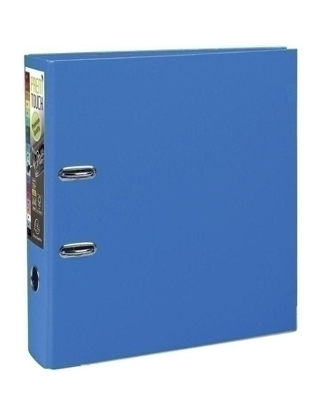 ARCHIVADOR palanca EXACOMPTA PREM TOUCH FORRADO PP RADO A4 80mm AZUL